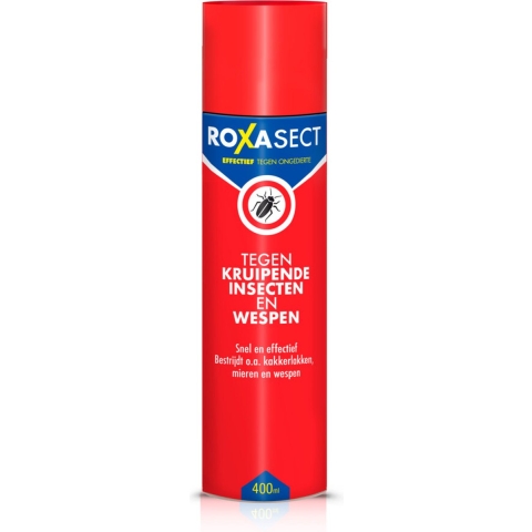 12x Roxasect Spuitbus tegen Kruipende Insecten en Wespen 400 ml