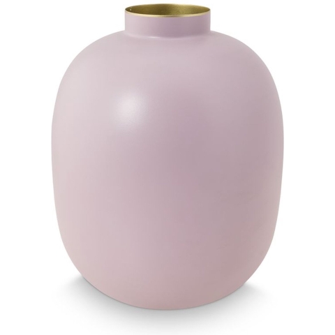 Pip Studio Bloemenvaas - Metaal - H 32 cm - Lila
