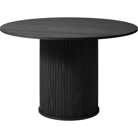 Giga Living - Eettafel Nola Zwart Ø120 cm