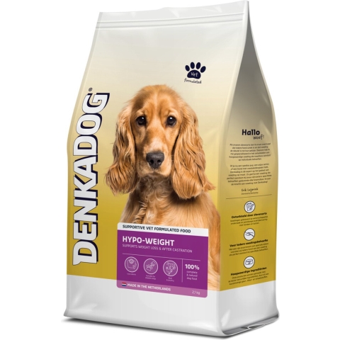 4x Denkadog Hondenvoer Hypo Weight 2,5 kg