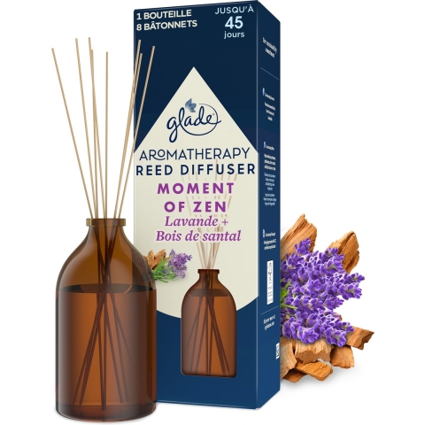 6x Glade Geurstokjes Aromatherapy Reed Moments Of Zen 80 ml