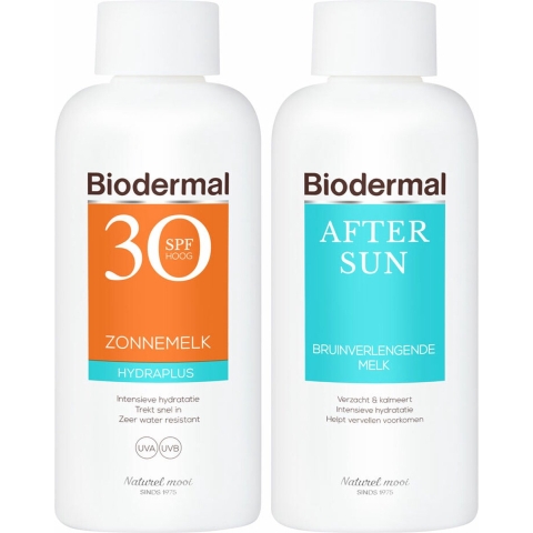Biodermal SPF30 Zonnebescherming&Verzorging Pakket