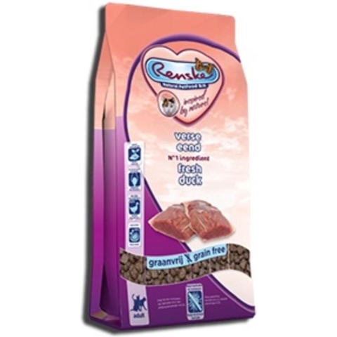 5x Renske Super Premium Kat Adult Eend 1,5 kg