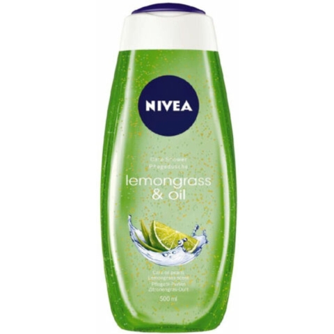 12x Nivea Douchegel Lemongrass&Oil Care 500 ml