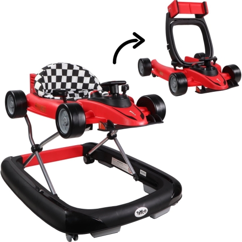 Loopstoel Tryco 2-in-1 F1 Racer Red