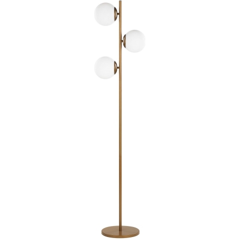 Beliani - WADI - Staande lamp - Goud - Metaal