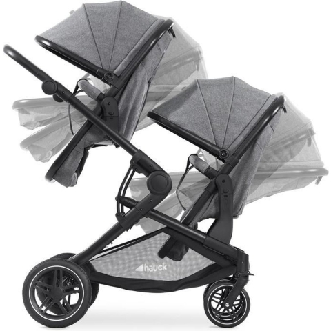 Kinderwagen Hauck Atlantic Twin Melange Grey