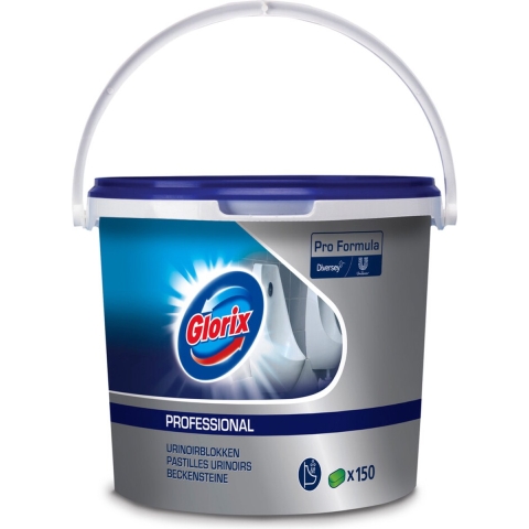 2x Glorix Professional Urinoirblokken Pro Formula 150 stuks