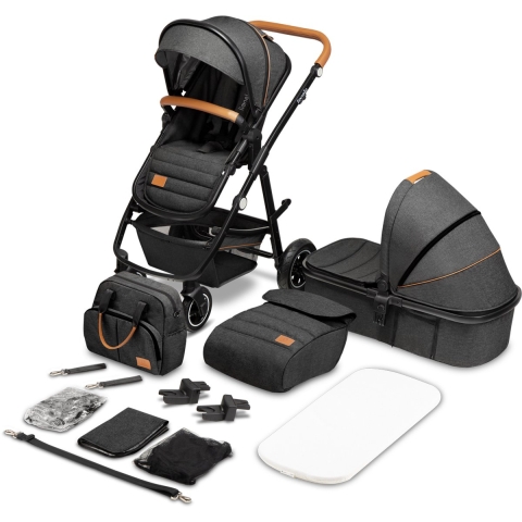 Kinderwagen 2-in-1 Lionelo Amber Graphite Grey