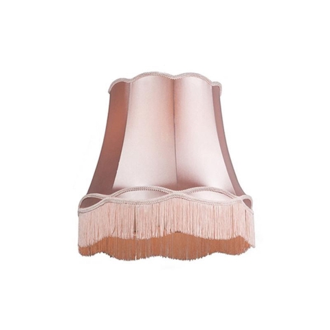 QAZQA Zijden lampenkap roze 45 cm - Granny