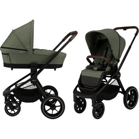 Kinderwagen Novi Baby® Nena Pro Green Melange