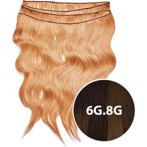 Balmain Backstage Weft 100% Human Hair 55cm 1 pcs 6G.8G