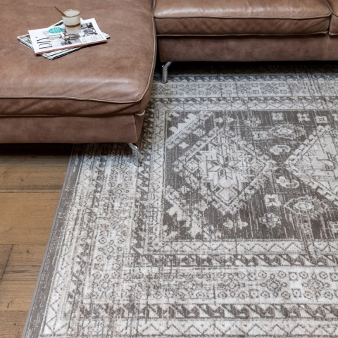 Interieur05 Vintage Vloerkleed Aila Taupe - 190 x 280 cm