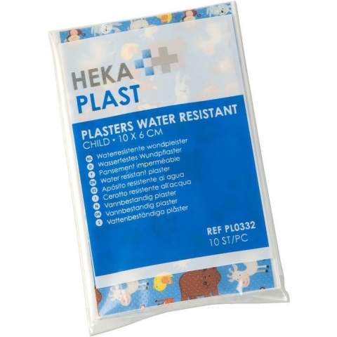 Heka Plast Plasters Water Resistant Child 10 x 6 cm | 10 stuks