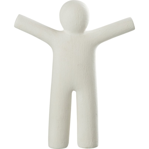 J-Line figuur P'tit Maurice - polyresin - wit - large