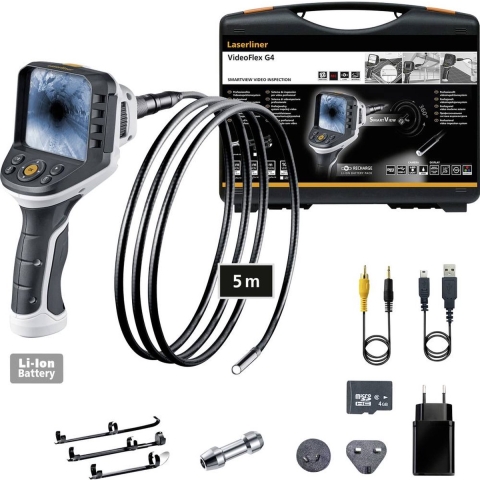 Laserliner VideoFlex G4 XXL Inspectiecamera In Koffer - 9mm X 5m - 082.243A
