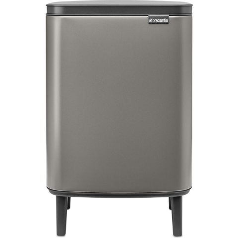 Brabantia Bo Hi Afvalemmer 12 L - Platinum