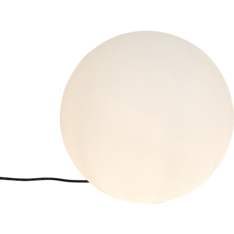 QAZQA Moderne buitenlamp wit 45 cm IP65 - Nura