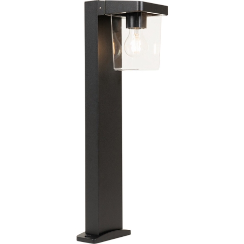 QAZQA Moderne staande buitenlamp zwart 60 cm IP54 - Chimay