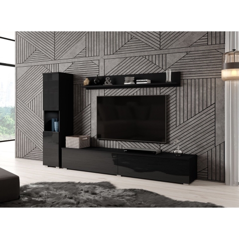 Meubella Wandmeubel Pure - Zwart