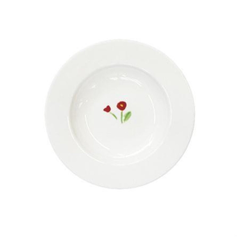 DIBBERN - Impression Red Flower Classic - Diep bord 23cm