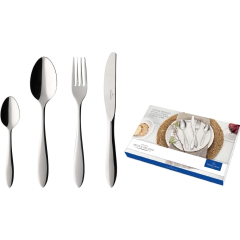 VILLEROY & BOCH - Arthur 18/10 mat - Bestekset 6 persoons 24-dlg