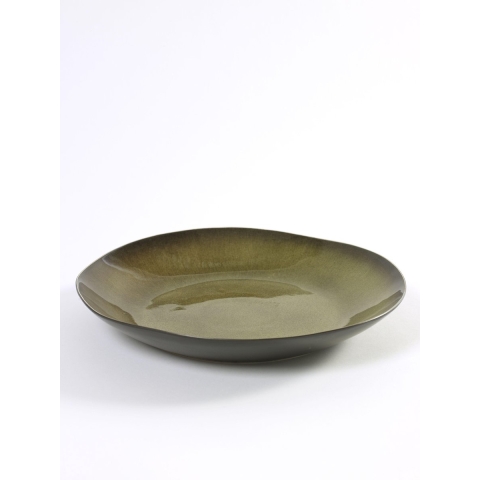 SERAX - Pure - Serveerschaal 32cm h5 bruin