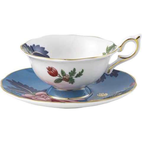 WEDGWOOD - Wonderlust - Theekop&schotel Sapphire Garden