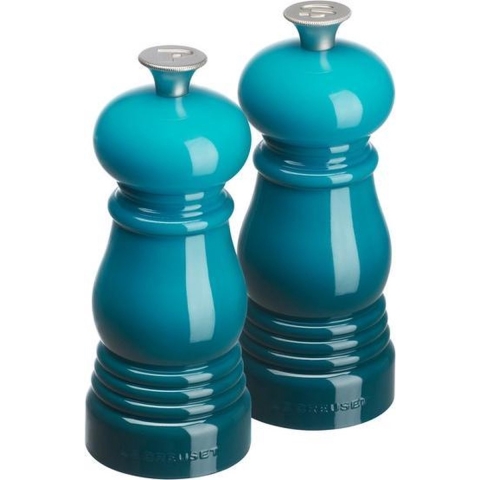 LE CREUSET - Le Moulin - Mini molens Set/2 11cm Deep Teal