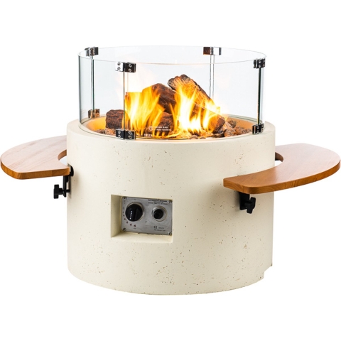 HAPPY COCOONING GLAZEN OMBOUW ROND VOOR ALLE COCOON TABLES
