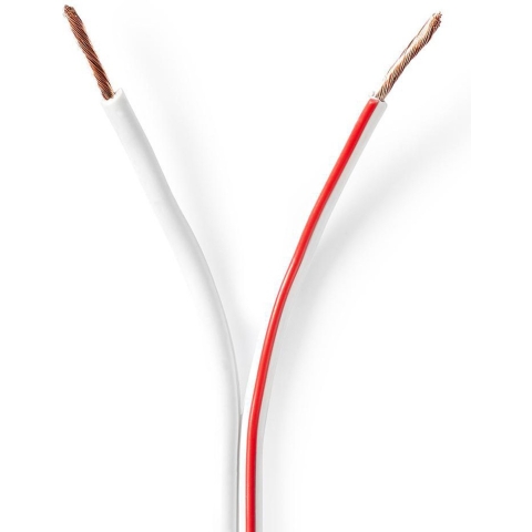 Nedis CAGW1500WT1000 Speaker-kabel 2x 1,50 Mm2 100 M Folieverpakking Wit