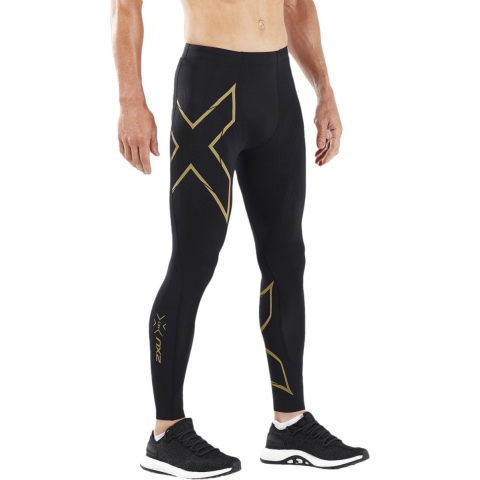 2XU MCS Run Compressie tights zwart/goud heren S