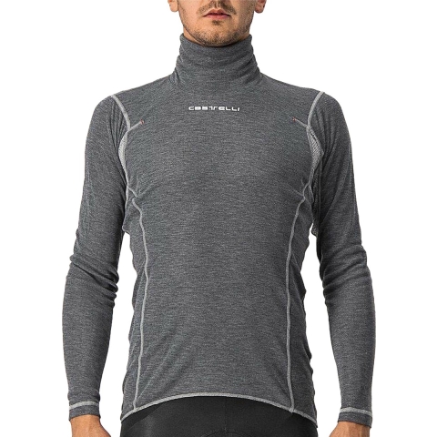 Castelli Flanders warm lange mouw ondershirt grijs heren M
