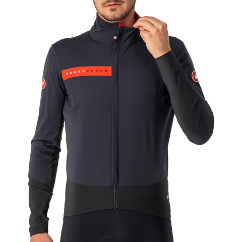 Castelli Beta RoS fietsjack zwart heren L
