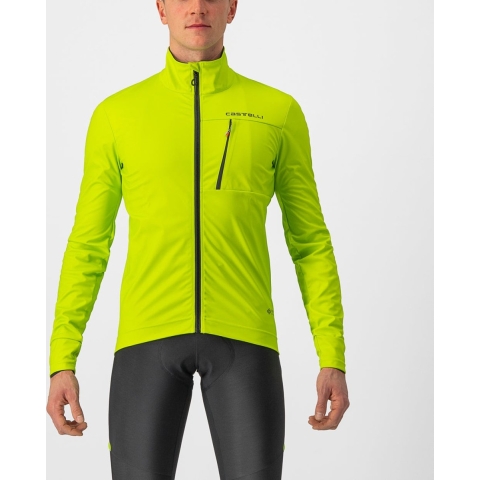 Castelli GO fietsjack groen/geel heren S