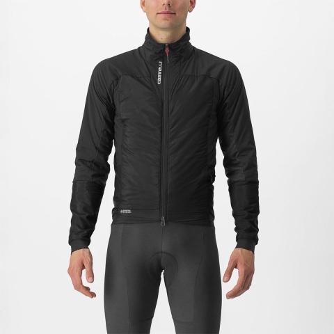 Castelli Fly Thermal lange mouw fietsjack zwart heren L