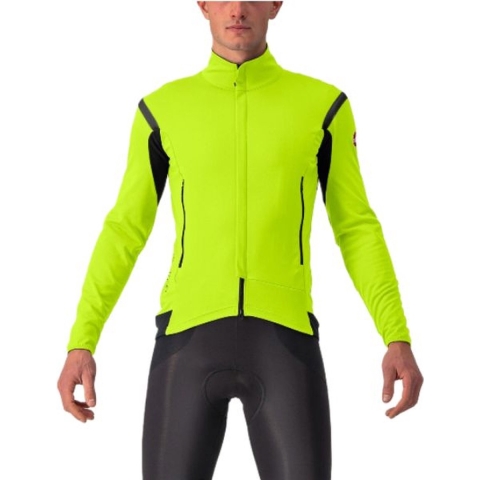 Castelli Perfetto RoS 2 lange mouw fietsjack groen/geel heren XL
