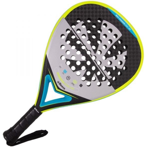 Reece 889603 Xperienced Attack Light Padel Racket - Black-Blue-Neon Yellow - One size