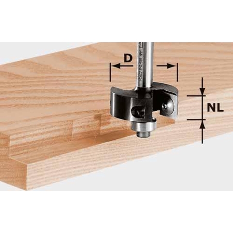 Festool Accessoires HW S8 D38/12 Keermes-groeffrees | 491085