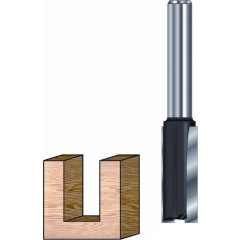 ENT Groeffrees HM 22x30x62mm met HM grondmes, Kolf 8mm - 7911006 - 7911006