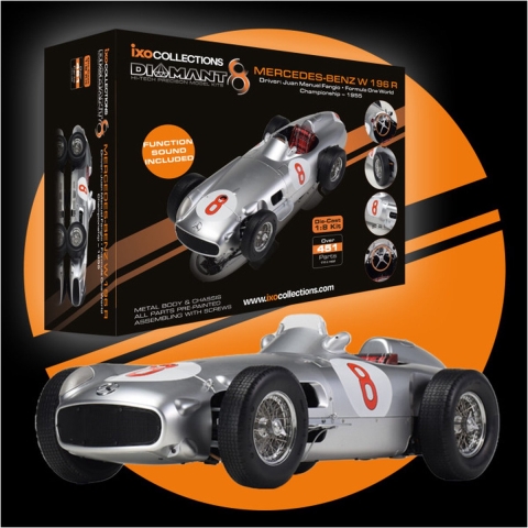 IXO Collection - 1/8 Mercedes Benz W196 (Moss nr. 12)