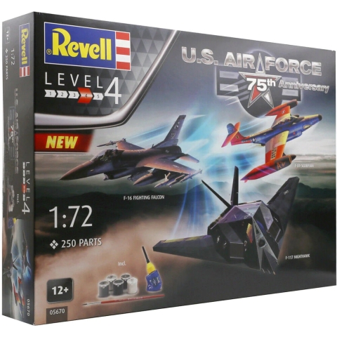Revell 1/72 US Air Force 75th Anniversary cadeau-set