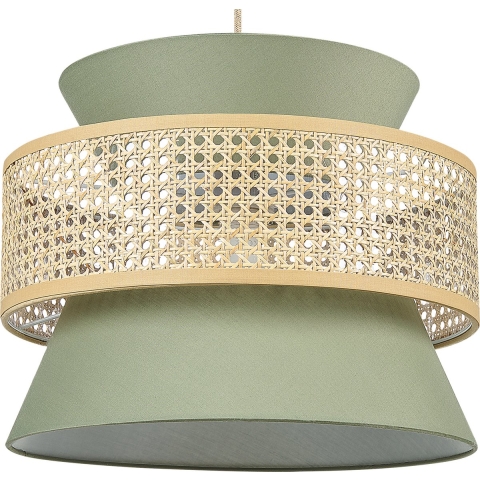 Beliani - LUYANO - Hanglamp - Natuurlijk - Polyester