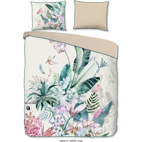 Descano Organic Verdi Dekbedovertrek 240 x 220 cm - Multi