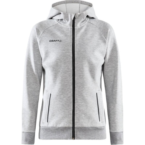 Craft Core Soul zip vrijetijdsvest met capuchon grijs dames S