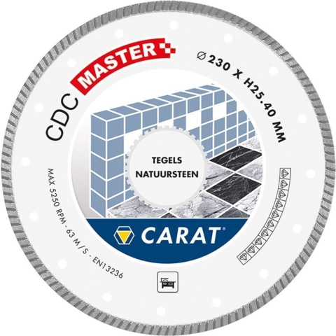 Carat DIAMANTZAAG TEGELS/NAT.STEEN Ø150x22,23MM, CDC MASTER - CDCM150300 - CDCM150300