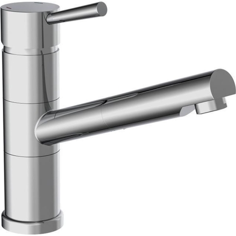 Schutte UNICORN ééngreepsmengkraan keuken met uittrekbare uitloop | chroom - 33770 - 33770