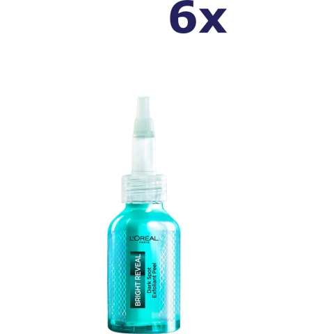 6x L'Oréal Dark Spot Exfoliant Snakepeel Bright Reveal 25 ml