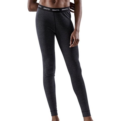 Craft Core Wool Merino lange onderbroek zwart dames M