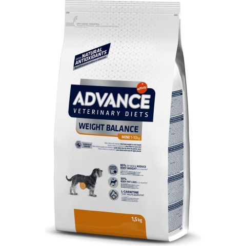 Advance Veterinary Diets Weight Balance Medium/Maxi Hondenvoer - Dubbelpak: 2 x 3 kg